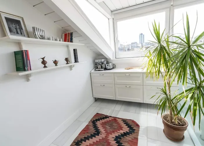 Stylish Duplex In Beyoglu With Private Terrace